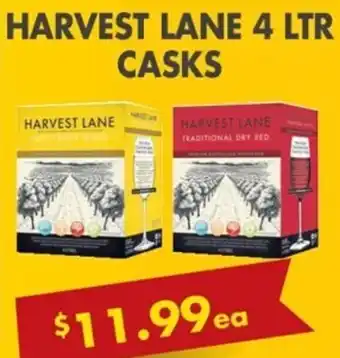 Harvest Lane 4 LTR Casks