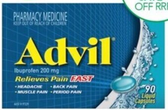 Terry White Advil Liquid Caps 90 Liquid Capsules offer