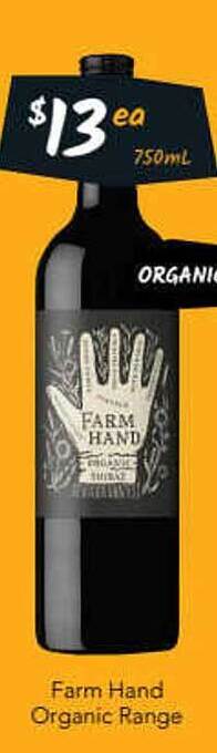Farm hand organic range