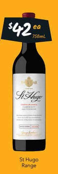 Cellarbrations St hugo range offer
