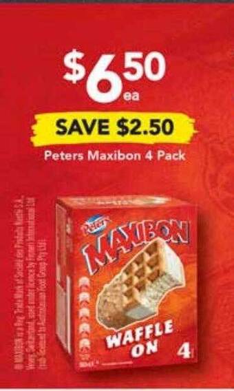 Drakes Peters maxibon 4 pack offer
