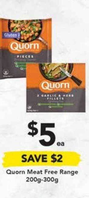 Drakes Quorn meat free range 200g-300g offer