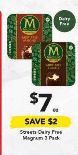 Drakes Streets dairy free magnum 3 pack offer