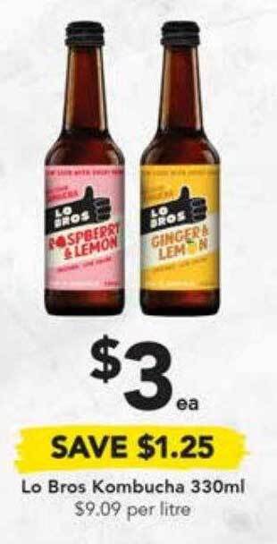 Lo bros kombucha 330ml