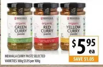 Supabarn Mekhala curry paste selected varieties offer
