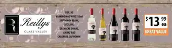 Supabarn Reillys barking mad wine sauvignon blanc riesling grenache shiraz shiraz and cabernet sauvignon offer