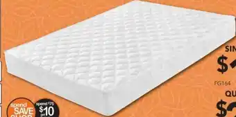 Cheap as Chips Mattress Essentials Single Only offer