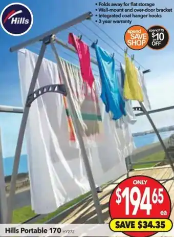 Cheap as Chips Hills Portable 170 offer