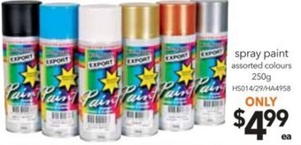 Cheap as Chips Spray Paint 250g offer