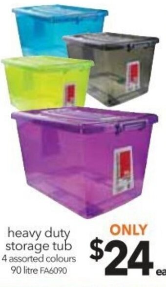 Cheap as Chips Heavy Duty Storage Tub offer