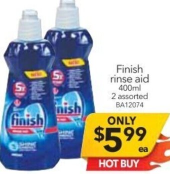 Cheap as Chips Finish Rinse Aid 400ml offer