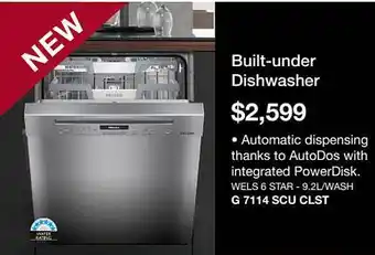 Bing Lee Built-under dishwasher g 7114 scu clst offer