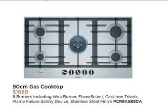 Bing Lee 90cm gas cooktop offer
