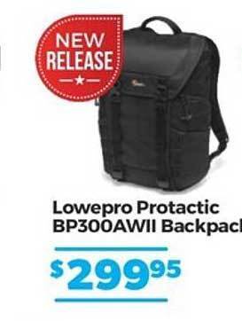 Teds Cameras Lowepro protactic bp300awii backpack offer