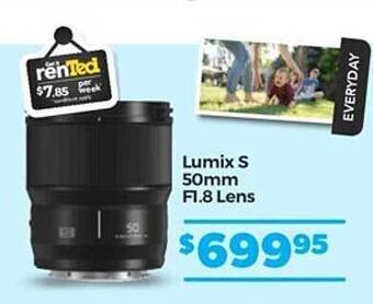 Teds Cameras Lumix s 50mm f1.8 lens offer