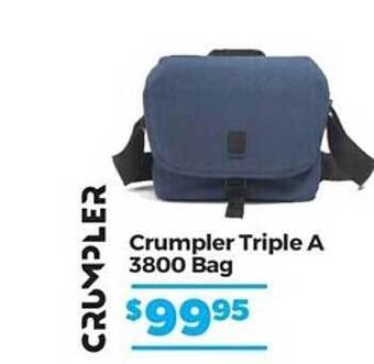Teds Cameras Crumpler triple a 3800 bag offer