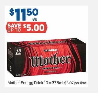 Foodland Mother energy drink offer