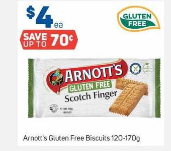 Foodland Arnott's gluten free biscuits offer