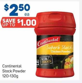 Foodland Continental stock powder offer