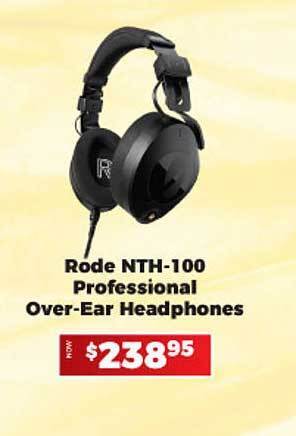 Camera House Rode nth-100 professional over-ear headphones offer