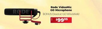 Camera House Rode videomic go microphone offer