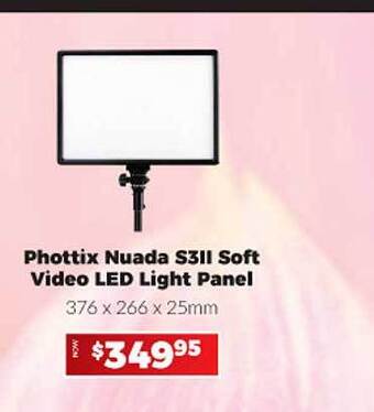 Camera House Phottix nuada s3ii soft video led light panel offer
