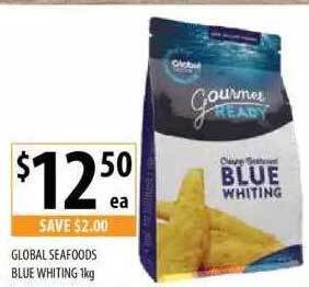 Supabarn Global seafoods blue whiting offer