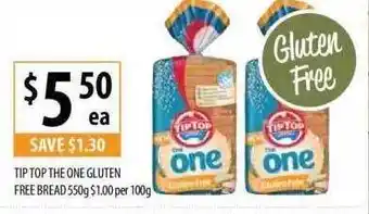 Tip top the one gluten free bread