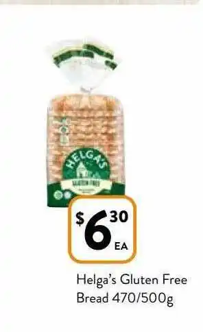 Foodworks Helga's gluten free bread offer