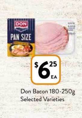 Foodworks Don bacon offer