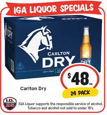 IGA Carlton dry offer