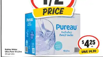 IGA Nobles water ultra pure offer