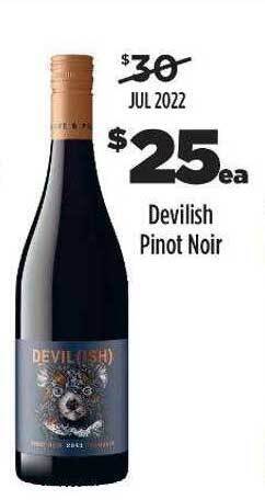 Devilish pinot noir