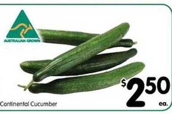 Spar Continental cucumber offer