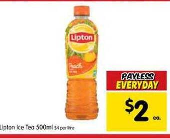 Spar Lipton ice tea offer