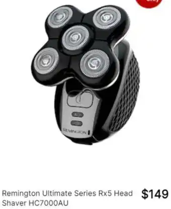 Remington Ultimate Series Rx5 Head Shaver HC7000AU