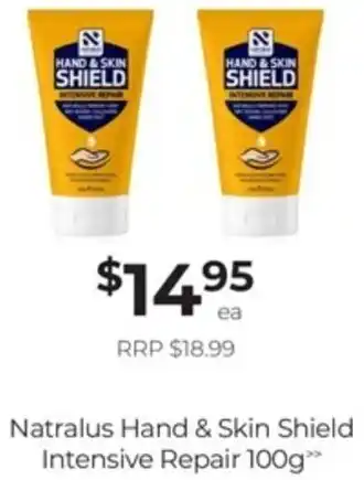 Natralus Hand & Skin Shield Intensive Repair 100g
