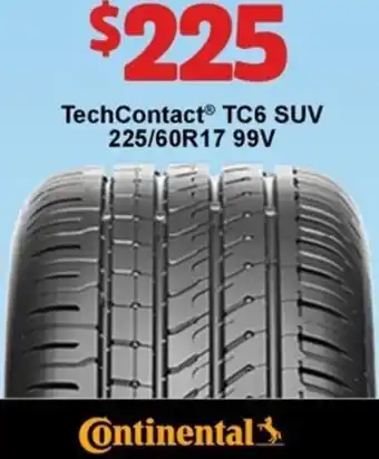 Continental TechContact TC6 SUV 225/60R17 99V