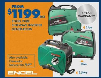 Engel pure sinewave inverter generators