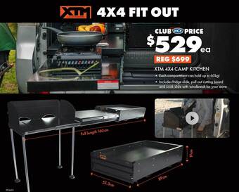 BCF Xtm 4x4 camp kitchen offer