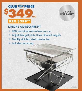 BCF Darche 450 bbq fire pit offer