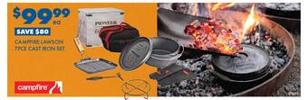 BCF Campfire lawson 7 pce cast iron set offer