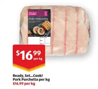 ALDI Ready, set...cook! pork porchetta offer