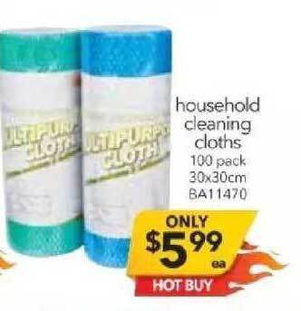 Cheap as Chips Household cleaning cloths offer