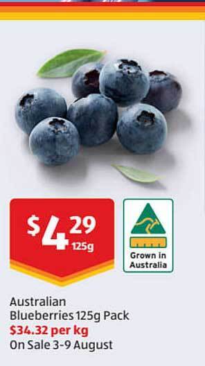 ALDI Australian blueberries offer