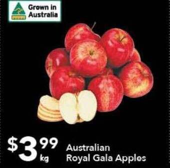 Ritchies Australian royal gala apples offer