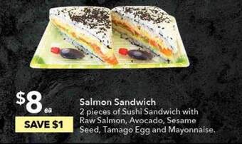 Ritchies Salmon sandwich offer