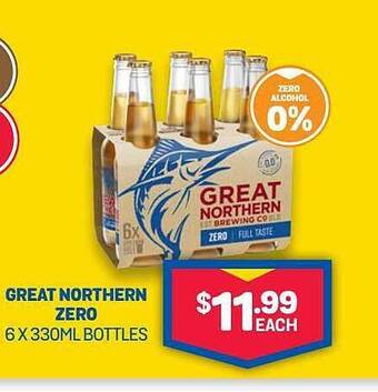 Bottlemart Great northern zero offer