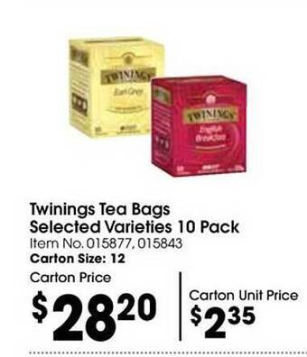 Twinings tea bags