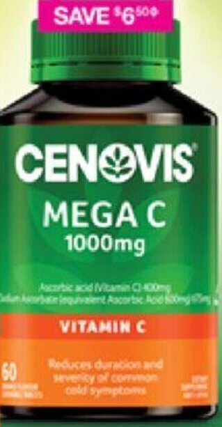 Priceline Cenovis Mega C 1000mg offer